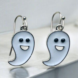 Small Happy Ghost Lightweight Earrings